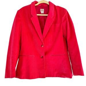 Pink Barbiecore Corduroy Blazer Jacket Size 14